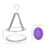 MERRYHAPY 1set Makeup Brush Cleaning Washing Bowl Drying Rack Food-grade Material for Efficient Brush Care Compact Makeup Supplies view 4