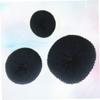 MERRYHAPY 9pcs Hair Donut Bun Maker Black Sponge Styling Tools for Elegant Ballerina Buns for Dance and Everyday Use No Damage to Hair view 3