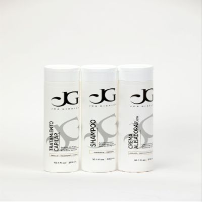 Alisado capilar anti frizz Joa Giraldo Hair Care Set, 300l oz, Includes Shampoo, Conditioner, Leave-In Treatment