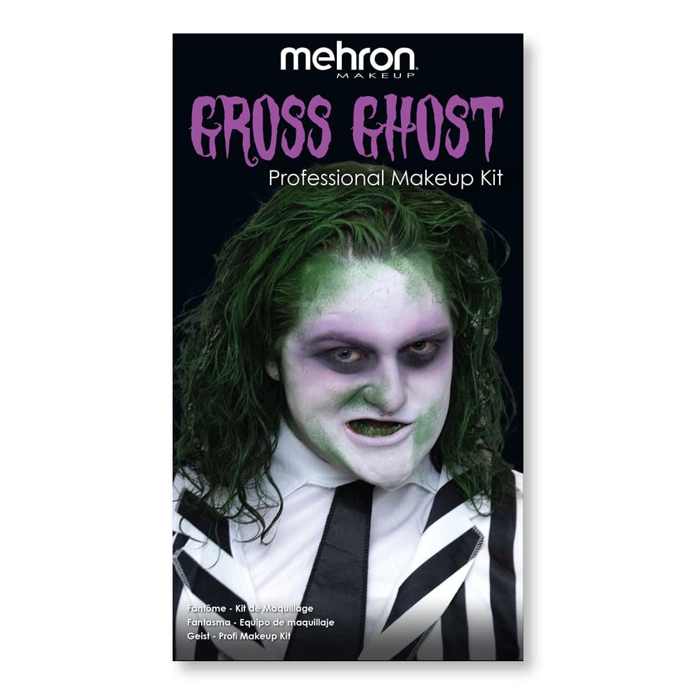 Mehron Professional Character Kit - Complete Halloween & Cosplay Makeup Kit I (Gross Ghost) Made in USA