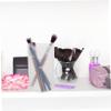 ABOOFAN 3pcs Retractable Makeup Brush Holders Adjustable Brush Organizers Travel Containers for Women Dustproof Plastic Makeup Storage Cover for Vanity Use view 2