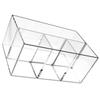 ABOOFAN Desk Makeup Organizer Makeup Brush Holder Organizer 4-compartment Storage Tube for Makeup Brushes view 1
