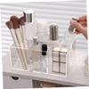 ABOOFAN Desk Makeup Organizer Makeup Brush Holder Organizer 4-compartment Storage Tube for Makeup Brushes view 3