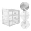 WHAMVOX Vanity Organizer Countertop Makeup Jewelry Storage Box Sturdy Material Brush Storage Holder Sundries Organizer view 4