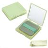 MA..YCR.EATE/ 100Pcs Face Blotting Paper for Oily Skin, Oil Blotting Sheets for Face, Natural Linen Oil Paper for Face, Blotting Paper for Makeup, Built-in Mirror & Powder Puff for Women Men Green Tea view 1