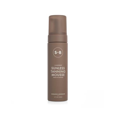 SUGARED + BRONZED Sunless Tanning Mousse, Self Tanner for Body, FlexExpress Formula, Self Tanning Foam for a Natural Glow, Lightweight, Quick Dry Self Tan, Suitable for All Skin Types, Vegan, 6 Fl Oz