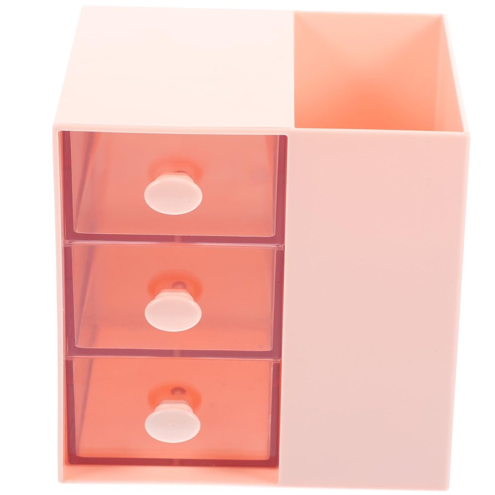 UTHCLO Makeup Case Makeup Box Lock Storage Organizer Box for Bathroom Counter