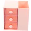 UTHCLO Makeup Case Makeup Box Lock Storage Organizer Box for Bathroom Counter view 1