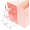 UTHCLO Makeup Case Makeup Box Lock Storage Organizer Box for Bathroom Counter view 4