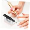FOYTOKI 2pcs Electric Polisher Handle Rack for Nail Art Desktop Storage Stand Practical Nail Drill Holder for Manicure Tidy Organizer Random view 4