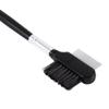 2051 Eyelash Eyebrow Brush Comb Wooden Handle Double Extension Metal Steel Makeup view 4