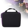 30 Bottles Essential Oil Storage Bag, Aromatherapy Carry Case, Shockproof Waterproof EVA Material, Double, Reinforced Handle, Compatible with 5 15ml Oil Bottles, Black/ (Purple) view 3
