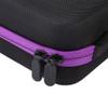 30 Bottles Essential Oil Storage Bag, Aromatherapy Carry Case, Shockproof Waterproof EVA Material, Double, Reinforced Handle, Compatible with 5 15ml Oil Bottles, Black/ (Purple) view 4