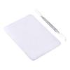 Artist Makeup Spatula 13X12X1 Small Stainless Steel Makeup Set Rectangular Mixing Plate Tool with Spatula view 2