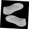 FRCOLOR Moisturizing Silicone Gel Heel Socks for Foot -Grade Soft Cushion Protectors Washable and Reusable for Cracked Heels and Dry Skin Relief view 2