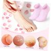 IWOWHERO 4pairs Silicone Socks for Women Moisturizing Spa Socks Foot Care Liner view 2