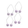 Gogogmee 2pairs Dimple Maker for Cheeks Face Exerciser Trainer Lightweight Facial Dimple Clip for Beautiful Smile Convenient Cheek Training Tool Purple view 1