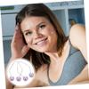 Gogogmee 2pairs Dimple Maker for Cheeks Face Exerciser Trainer Lightweight Facial Dimple Clip for Beautiful Smile Convenient Cheek Training Tool Purple view 4