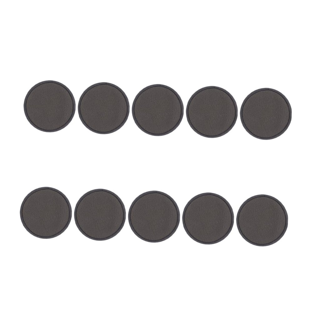FOMIYES 10pcs Bamboo Charcoal Makeup Remover Pads for Face Cleansing Pads Powder Puff Reusable Gentle Makeup Removal Rounds