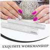 Didiseaon 12pcs Nail Oil Pens Transparent Cuticle Applicators with Brush Tip for Nail Nutrition Essential Oils and Lip Gloss Portable Containers view 4