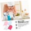 Baluue 4pcs Reusable Makeup Remover Gloves Soft Facial Cleaning Mitts Skin-friendly Washable Face Scrubber for and Exfoliating for Home and Travel view 3