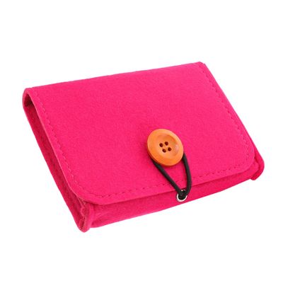 FOMIYES Pouch for Storage Compact Organizer Bag for Bottles Felt Material for Travel and Daily Use