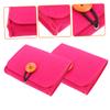 FOMIYES Pouch for Storage Compact Organizer Bag for Bottles Felt Material for Travel and Daily Use view 4