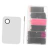 Didiseaon 1set Eyelash Brush Applicators Eyebrow Wands Portable Makeup Tool Kit for Eyeliner Mascara Lip Applications for Women and Makeup Enthusiasts view 1