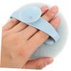 TOVINANNA Bath Shower Brush Suction Cup Exfoliating Body Scrubber for Adults Compact Design for Comfortable to Hold for Back Cleansing Light Blue view 3