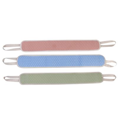 Baluue 3pcs Bath Shower Scrubbers Exfoliating Back Scrubber Long Shower Back Belt for Deep Clean Relaxation Random Color
