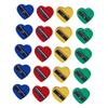 TEHAUX 60pcs Heart Shape Eyebrow Pencil Sharpeners Single Hole Makeup Tool for Brow Pencils Compact and Lightweight Design for Easy Use Travel and Daily Makeup Routine view 1