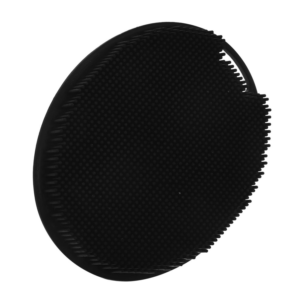Didiseaon Silicone Facial Scrubber for Deep Cleansing and Gentle Exfoliation Ergonomic Face Cleansing Brush for Daily Skincare Routine Durable and Stylish Design Black