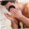 Didiseaon Silicone Facial Scrubber for Deep Cleansing and Gentle Exfoliation Ergonomic Face Cleansing Brush for Daily Skincare Routine Durable and Stylish Design Black view 4
