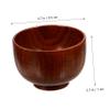 NOLITOY Wooden Shaving Soap Bowl Shaving Mug for Men's Face Shave Shave Foam Container Barbershop Quality Elegant Present view 3