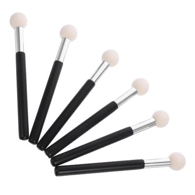 Didiseaon 6pcs Concealer Blending Brush Ergonomic Handle for Makeup Application Makeup Tool for Foundation Lipstick Eye Shadow