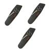 NOLITOY 3 Sets Men's Eyebrow Trimmer Scissors Beard Scissors Stainless Steel Shear Hair Cutting Tool Grooming Kit view 1
