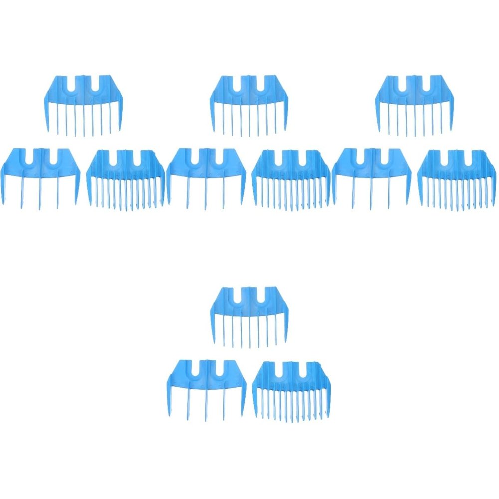 balacoo 12pcs Lightweight Sheep Shear Protective Guide Plastic Clipper Guide Attachment for Grooming Clippers