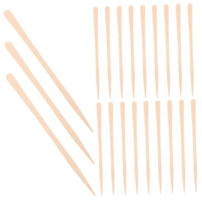 Didiseaon Nose Hair Wax Rods 100pcs Wooden Waxing Applicators Women Hairs Wax Applicator