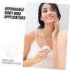Didiseaon Nose Hair Wax Rods 100pcs Wooden Waxing Applicators Women Hairs Wax Applicator view 4
