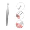 FRCOLOR Nasal Hair Tweezers for Easy Trimming Lightweight Round Nose Hair Clip Tool for Men and Women Portable Grooming Neat Appearance view 3
