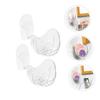 Baluue 2pcs Makeup Sponge Drying Stand Wall-mounted Storage Rack for Cosmetics Ventilated Holder for Makeup Sponges Easy to Install Organizer for Home Use view 4