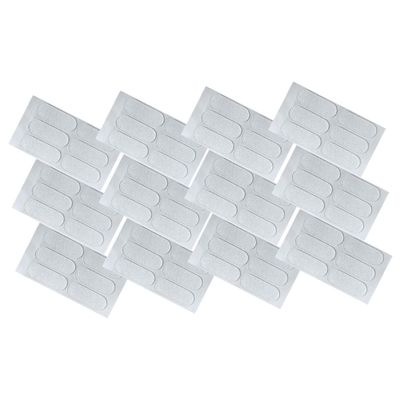 SKISUNO 12sheets Transparent Silicone Ear Corrector Tape for Discreet Ear Support Reducing Protrusion Sweat-Resistant Easy Application for Makeup Daily Use