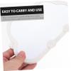 NOLITOY 2pcs Cloud-Shaped Cosmetic Mirrors Hanging Vanity Mirrors for Desk High Definition Makeup Reflection Girls Home White view 4