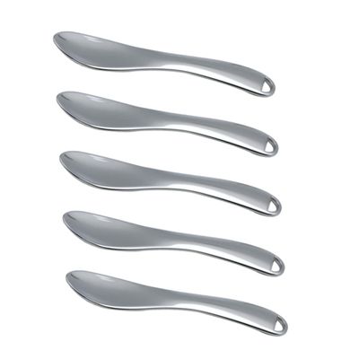 Baluue 5pcs Skincare Spatulas for Face Cream Makeup Lotion Scoop Beauty Scoop Eye Spoon Makeup Spoons Portable and Lightweight