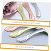Baluue 5pcs Skincare Spatulas for Face Cream Makeup Lotion Scoop Beauty Scoop Eye Spoon Makeup Spoons Portable and Lightweight view 3