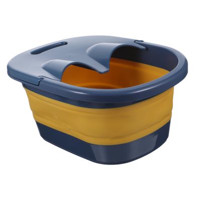 NOLITOY Collapsible Foot Soaking Basin Portable Foot Soak Tub with Massage Points for Home Use for Adults and Boy Girl Convenient Storage
