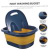 NOLITOY Collapsible Foot Soaking Basin Portable Foot Soak Tub with Massage Points for Home Use for Adults and Boy Girl Convenient Storage view 4
