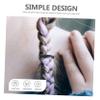 HAPINARY 24pcs Elastic Double Hook Hair Bands for Women Rubber Ponytail Holders for Thick Curly Hair Black Accessories for Easy Styling view 2