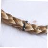 HAPINARY 24pcs Elastic Double Hook Hair Bands for Women Rubber Ponytail Holders for Thick Curly Hair Black Accessories for Easy Styling view 4