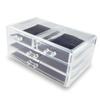 NOLITOY Clear Acrylic Makeup Organizer with Drawers Transparent Storage Box for Cosmetics Jewelry Beauty Tools Non-slip Mesh Floors for Home and Professional Use view 1